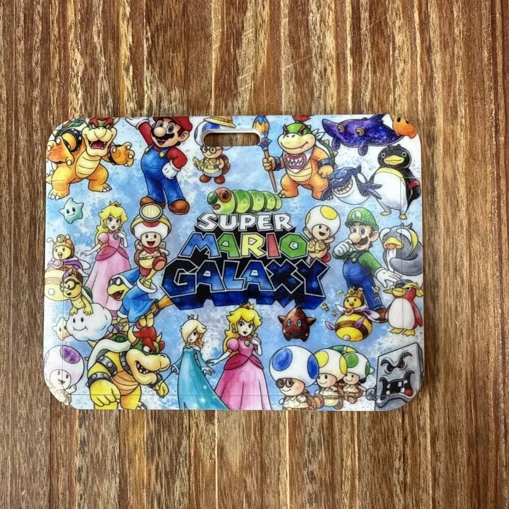 Super Mario Galaxy Badge ID Holder